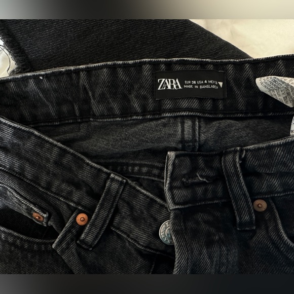 Black Zara Jeans size 4 - Picture 4 of 4
